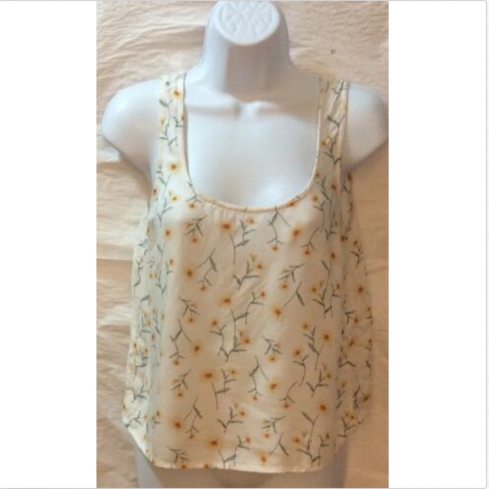 FOREVER 21 Women's Floral Crossed Back Sleeveless